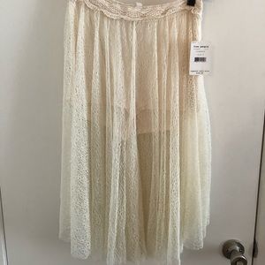 Festival pants ivory lace
